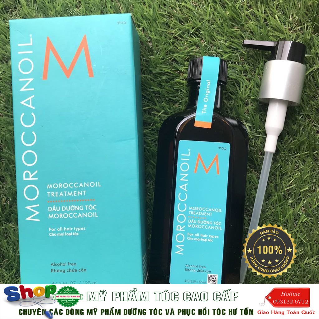 [Moroccanoil-chính hãng] Tinh dầu dưỡng phục hồi tóc hư tổn khô xơ Moroccanoil Treatment 125ml
