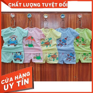 Sét 5 bộ cộc tay cotton dành cho bé trai/bé gái
