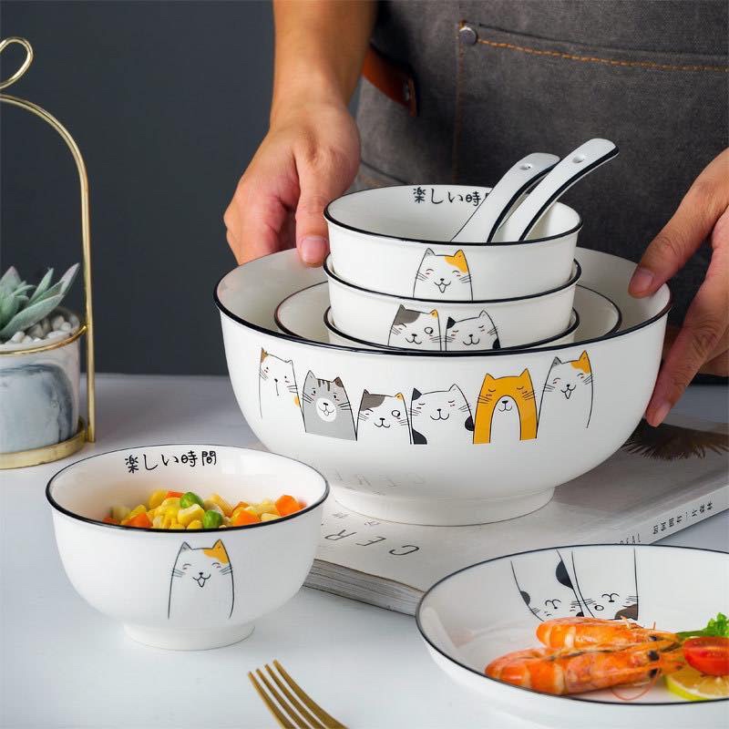 Set 25 món chén bát thỏ cà rốt dễ thương