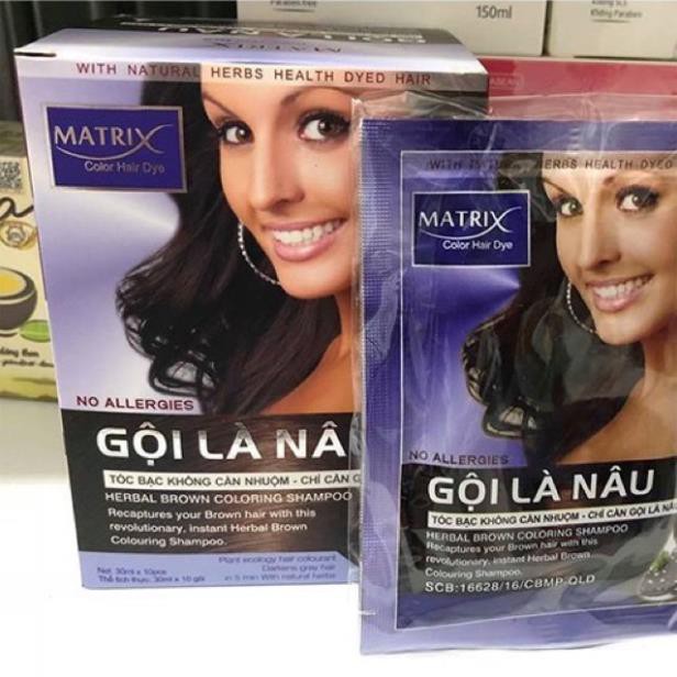 Gội là nâu Matrix - Gói lẻ 30ml !!!