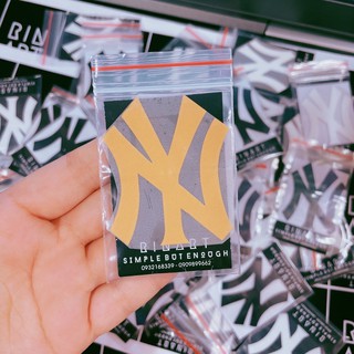 Decal Logo Sticker Patch in áo ủi trực tiếp lên vải hình biểu tượng NY/MLB
