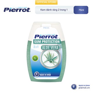 Kem đánh răng 2 trong 1 Pierrot Aloe Vera