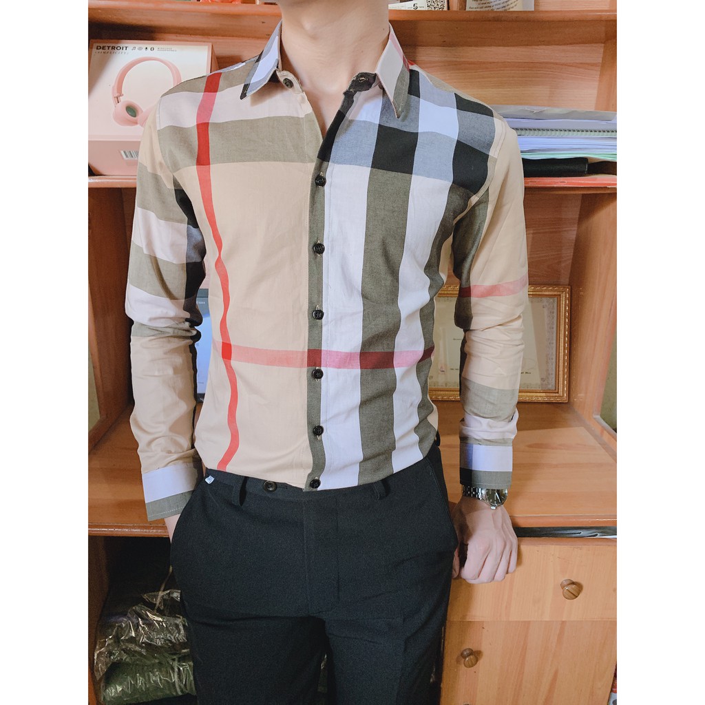 Áo Kẻ Sọc Nam BBR Cao Cấp