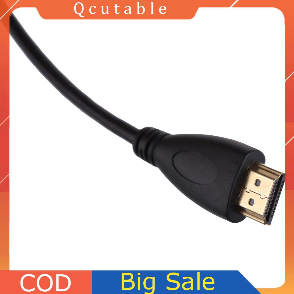 Cáp Chuyển Đổi 50cm Hdmi Sang Mini Hdmi 90 1080p Cho Máy Quay, Máy Tính Bảng