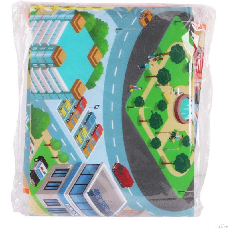 ruiaike  Baby City Road Play Floor Mat Pad Large Kids Children Toys Crawling Game Carpet Rugs