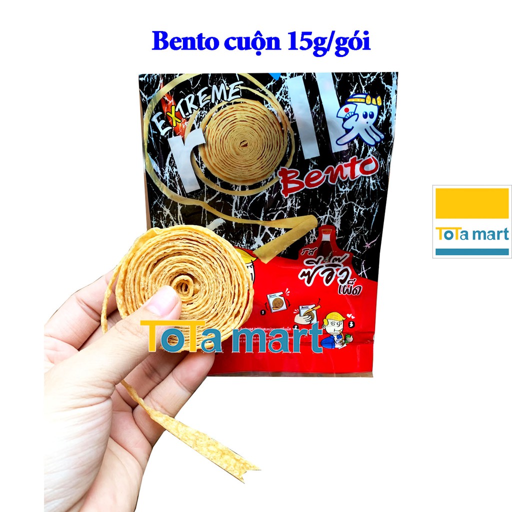 Mực Bento Thái Lan gói lớn đủ vị 20g, 24g. HSD ghi bên dưới