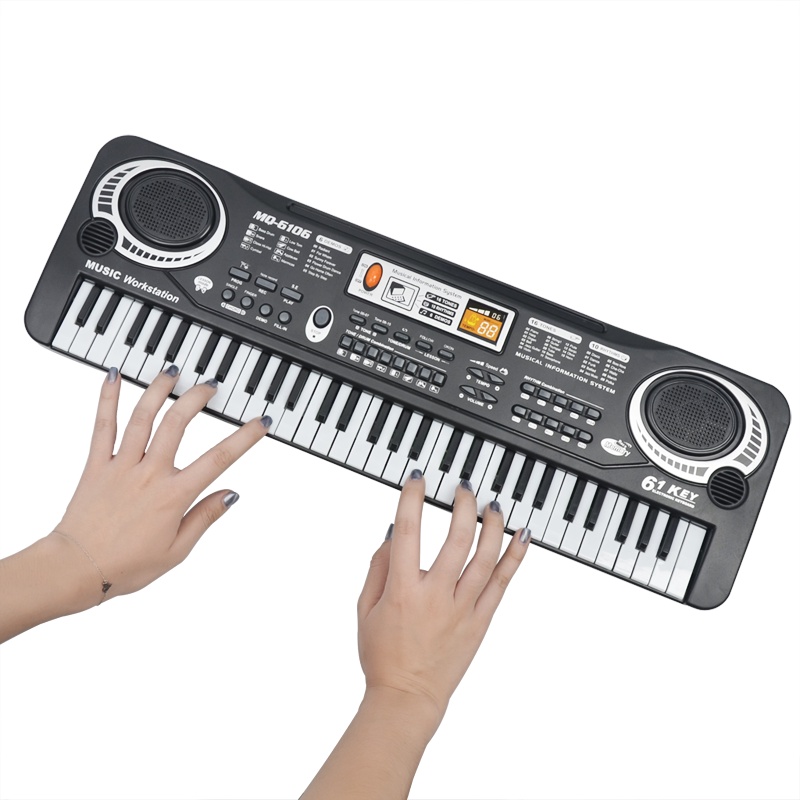 Đồ chơi đàn keyboard điện ZHAN QI TOYS 61 phím đa dụng cho trẻ nhỏ