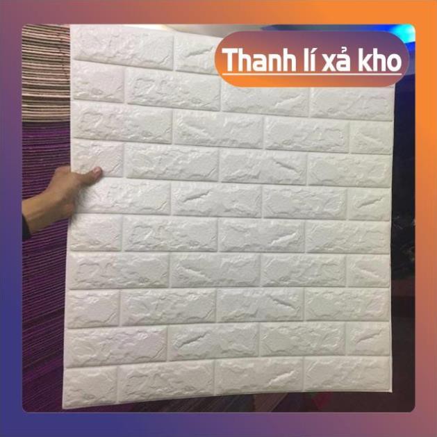 XẢ KHO Mua Lẻ Rẻ Như Sỉ Xốp dán tường 3D giả gạch cách âm, chống ẩm Đồ Gia Dụng BinBon