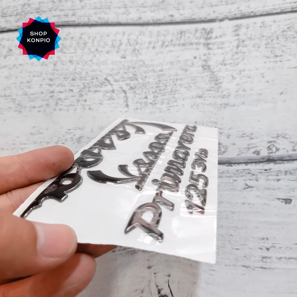 Bộ Tem Vespa Primavera 125 3v ie Dập Nổi Chống Thấm Nước