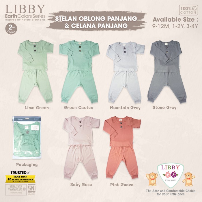 Libby EARTH SERIES 2- Suit Dài Tay - Quần Dài (1 Lít)