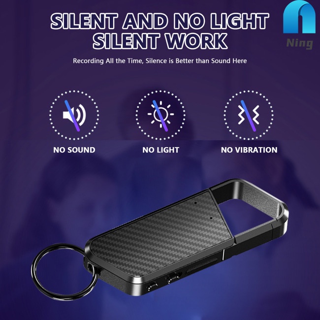Bút Ghi Âm Giọng Nói Mini Có Móc Treo Chìa Khóa Tiện Dụng