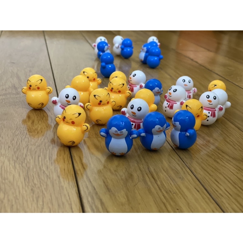 Đồ chơi mini Lật Đật CHIM CÁNH CỤT - PIKACHU - NGƯỜI TUYẾT dễ thương