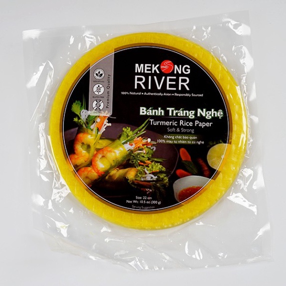 Bánh Tráng Nghệ 22cm MeKong River (Eatclean)