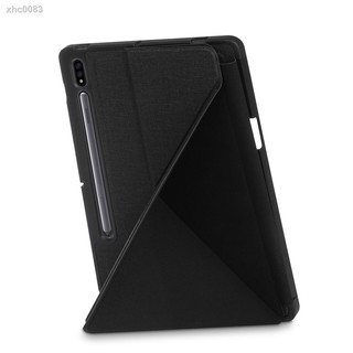 【現貨】平板周邊™♈┋三星平板galaxy tab s7保護套帶筆槽S7plus磁吸SM-t970/T975電腦外殼11