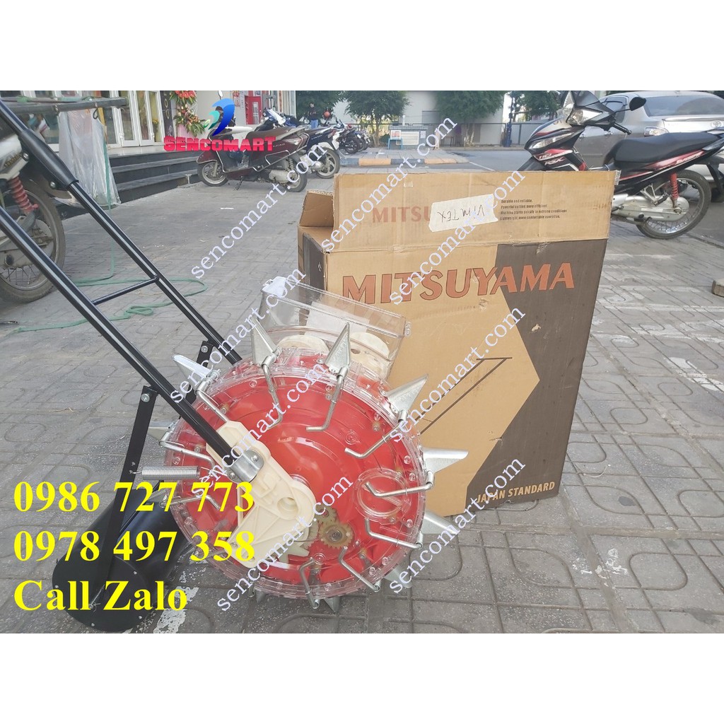 MÁY GIEO HẠT NGÔ ĐẨY TAY 12 MỎ MITSUYAMA 989 GIÁ RẺ NHẤT