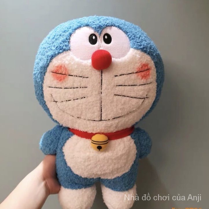 Búp bê đồ chơi nhồi bông hình mèo máy Doraemon xanh dương đáng yêu làm quà tặng sinh nhật