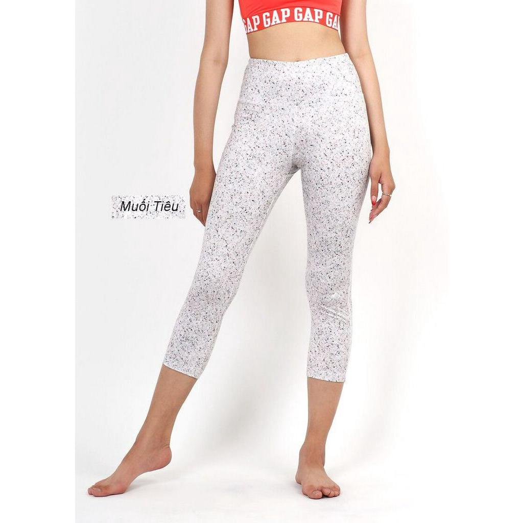 Legging lửng Cali Actlve họa tiết