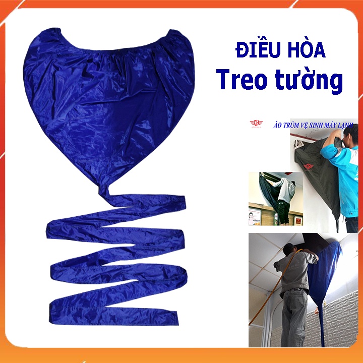 [TẶNG DÂY XỎ] túi trùm vệ sinh điều hòa treo tường bạt bảo dưỡng điều hòa bao trùm máy lạnh tất cả các hãng