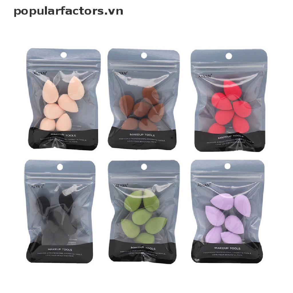 Set 6 Mút Trang Điểm Mini Tiện Dụng Chất Lượng Cao