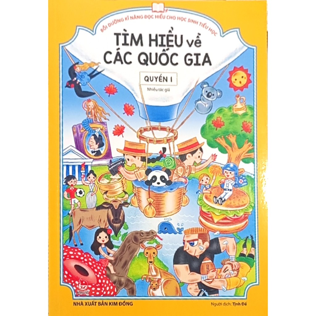 Sách - Tìm hiểu về các quốc gia (bồi dưỡng kỹ năng đọc hiểu cho học sinh tiểu học) - NXB Kim Đồng
