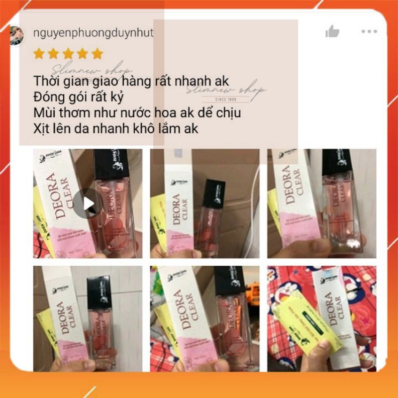 [FREE SHIP] xịt khử hôi nách deoraclear quyên lara hiệu quả ngay lần đầu sử dụng hết hôi nách kiểm soát mồ hôi | BigBuy360 - bigbuy360.vn