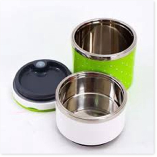 CÀ MEN ĐỰNG CƠM VỎ NHỰA 2 tầng