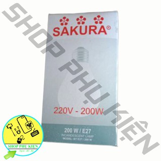 Bóng Đèn Sợi Đốt 200W SAKURA Chính Hãng