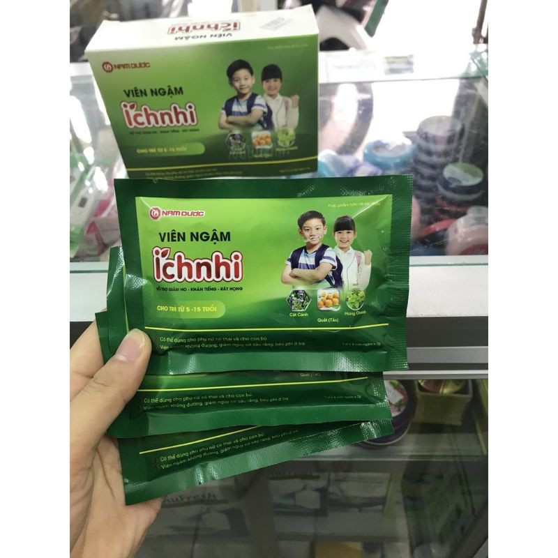 Viên ngậm Ích Nhi- Hộp 30 viên -Dùng cho phụ nữ có thai và cho con bú