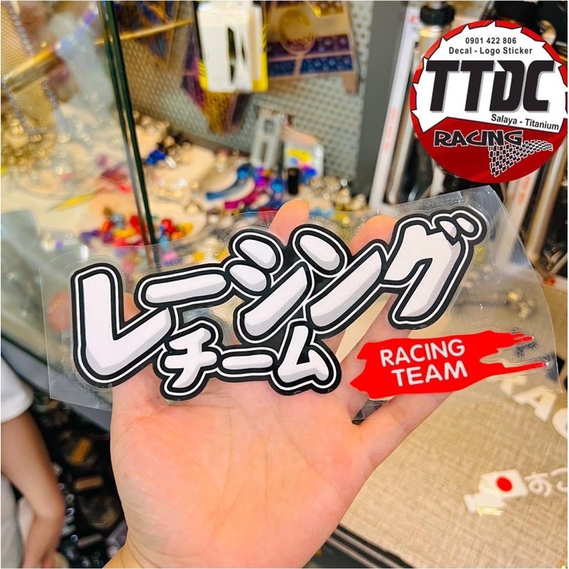 Tem Logo Sticker Japan nổi trên mọi nền màu cực đẹp 🇮🇹✌