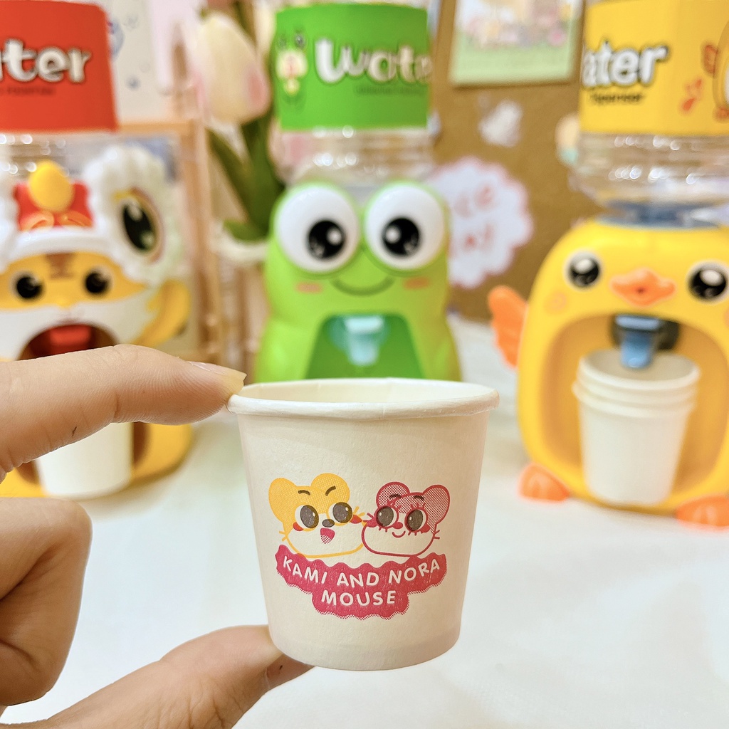 Bình nước mini, đồ chơi máy lọc nước hình động vật ngộ nghĩnh dành cho trẻ em