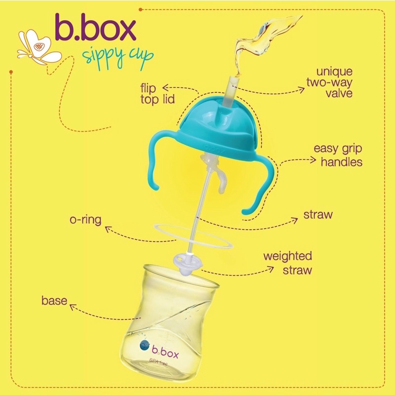 {BBOX} Bình tập uống nước 360 độ - 6m+