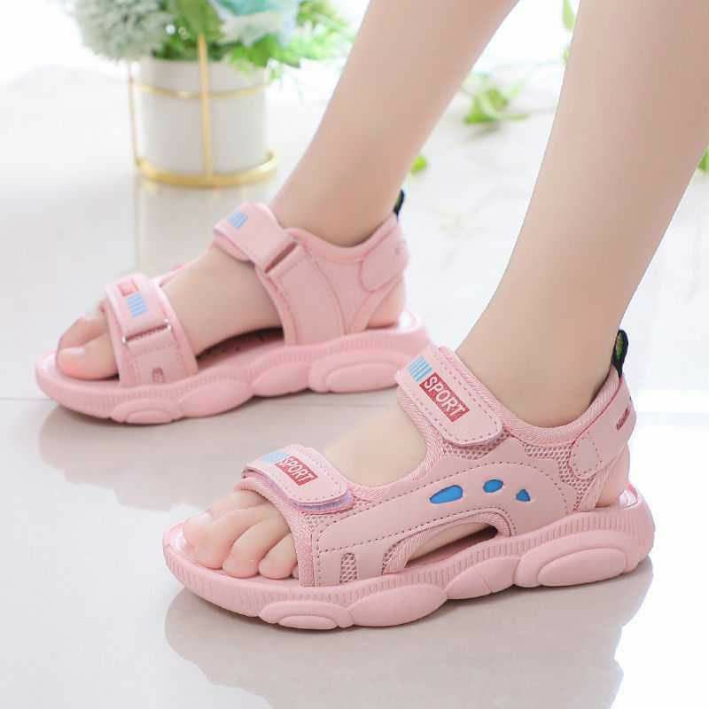 Dép sandal quai hậu cho bé gái 3-12  tuổi kiểu dáng thể thao năng động cho bé GM002