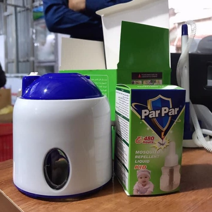 Máy Xông Tinh Dầu Đuổi Muỗi Par Par Tặng Kèm Tinh Dầu