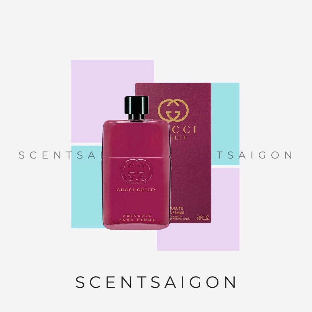 -𝑺𝒄𝒆𝒏𝒕𝒔𝒂𝒊𝒈𝒐𝒏- Nước hoa Gucci Guilty Absolute for women 10ml