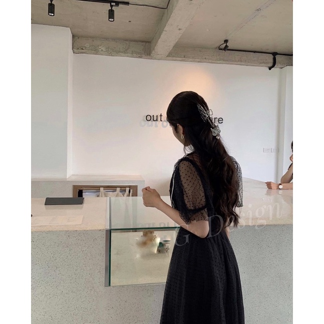 Váy đính hoa Đính kết thủ công, tỉ mỉ  Hàng siêu đẹp