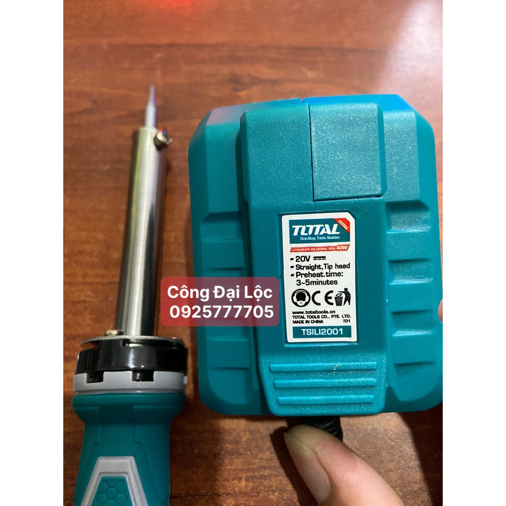 Máy hàn chì dùng pin 20V TOTAL