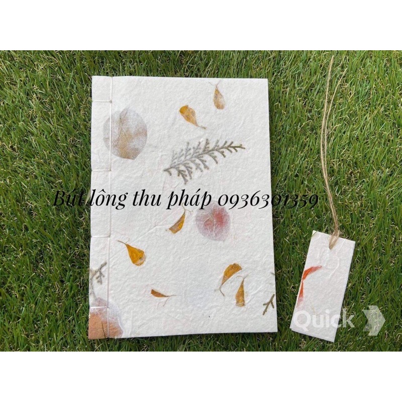 Sổ giấy xuyến khâu thủ công Hoa Tiên