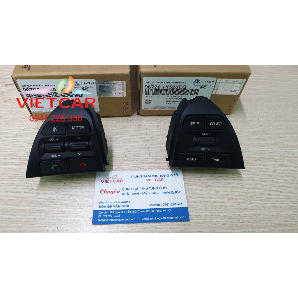 Công tắc khiển vô lăng,phím tích hợp vô lăng Kia Morning 2015-2020
