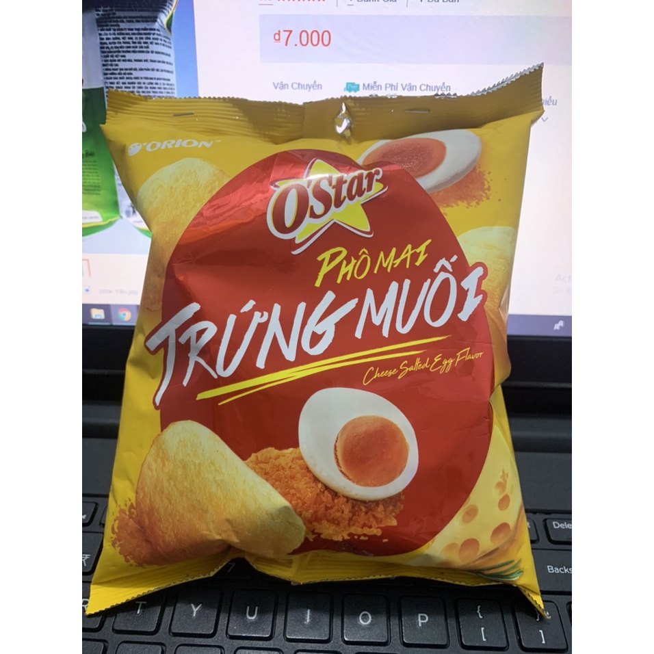 Bánh Snack Ostar Khoai Tây vị Trứng Muối Orion