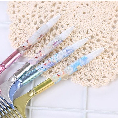 Bút Mực Nước Hoạt Hình Cây Lược Xinh Xắn 2in1 Siêu Tiện Dụng