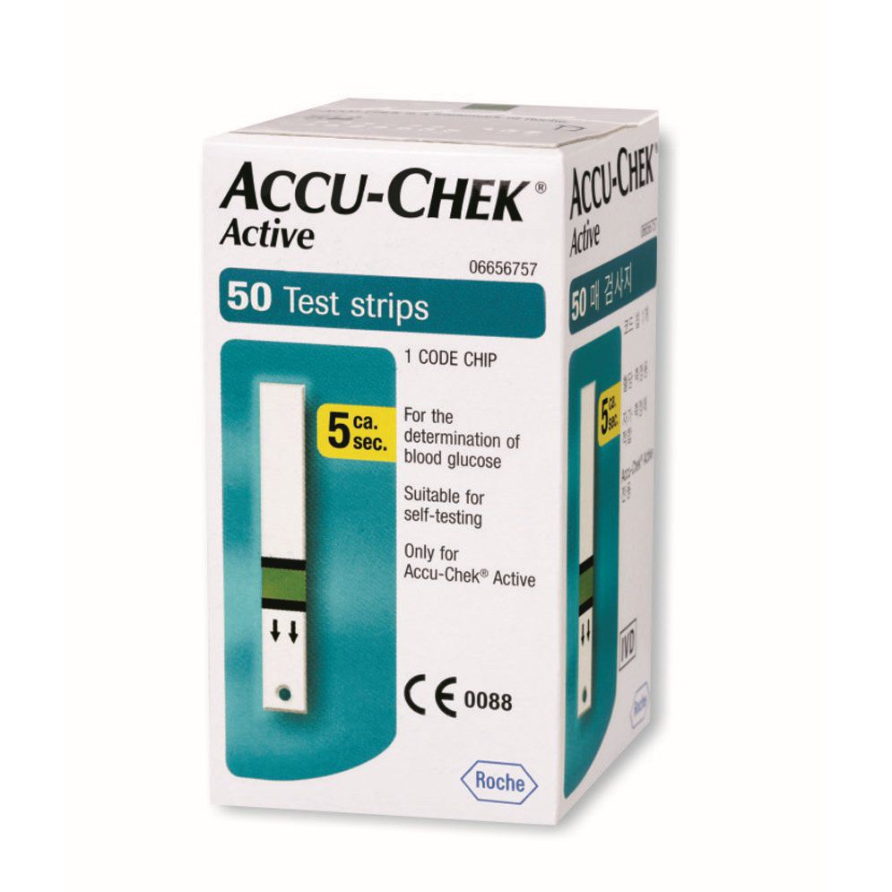 Que thử đường huyết Accu-Chek Active 50