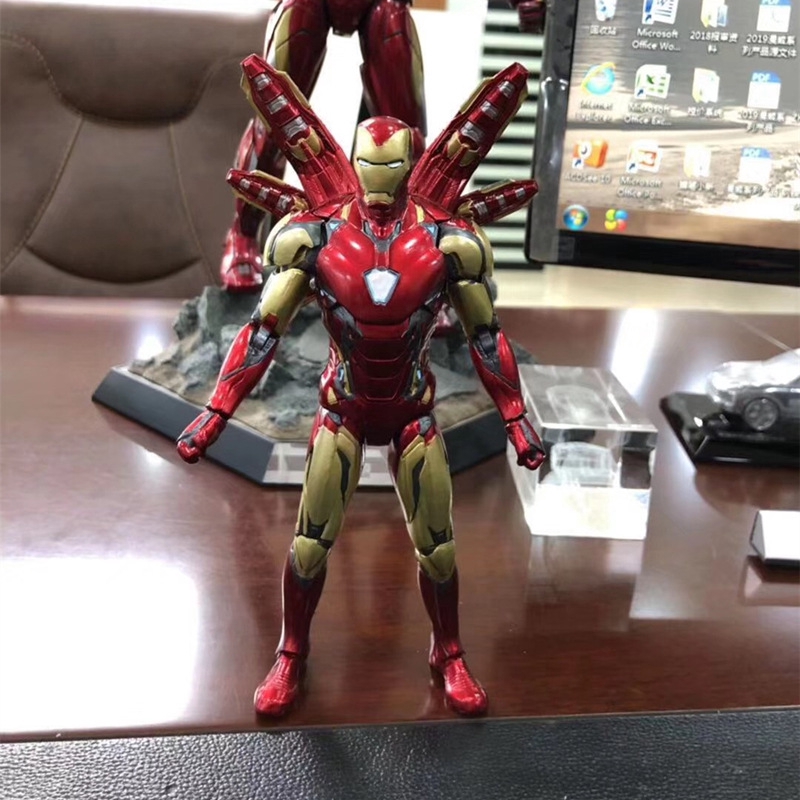 Mô Hình Nhân Vật Iron Man Mk 85 Phát Sáng Trong Phim The Avengers 4