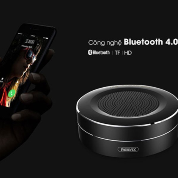 Loa Bluetooth Kiểu Dáng Tròn Nhỏ Gọn Remax RB-M13