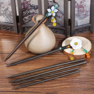 Cán trâm gỗ 15/18cm - nguyên liệu làm trâm cài tóc cổ trang thủ công