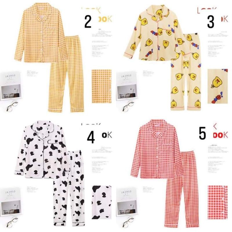 Bộ Mặc Nhà Cotton Tơ Sữa Mềm Mại Mặc Cực Xinh [Oder QC 10-15 ngày] | BigBuy360 - bigbuy360.vn
