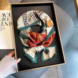 Khăn Lụa Khăn Turban Thắt Túi Thắt Nơ Khăn Lụa Quàng Cổ Công Sở Cho Nữ