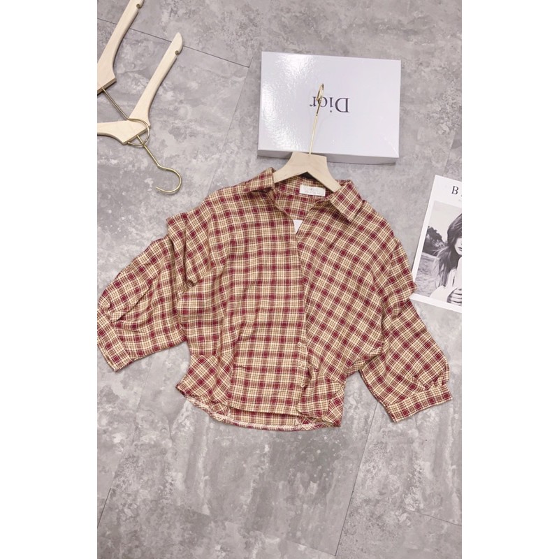 [Mã WASTUP giảm 10% tối đa 30K đơn 99K] ⚡️BÁN SỈ⚡️Áo sơmi cộc tay lẻ caro tay cánh dơi | BigBuy360 - bigbuy360.vn