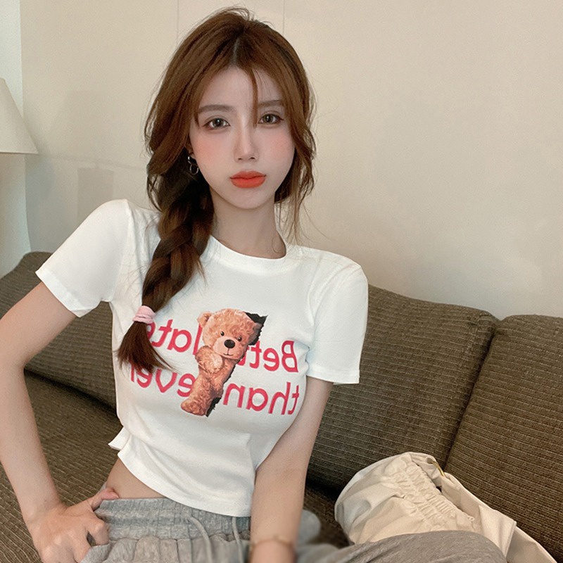 Áo Thun Tay Ngắn In Chữ mezzang Thời Trang Cho Nữ