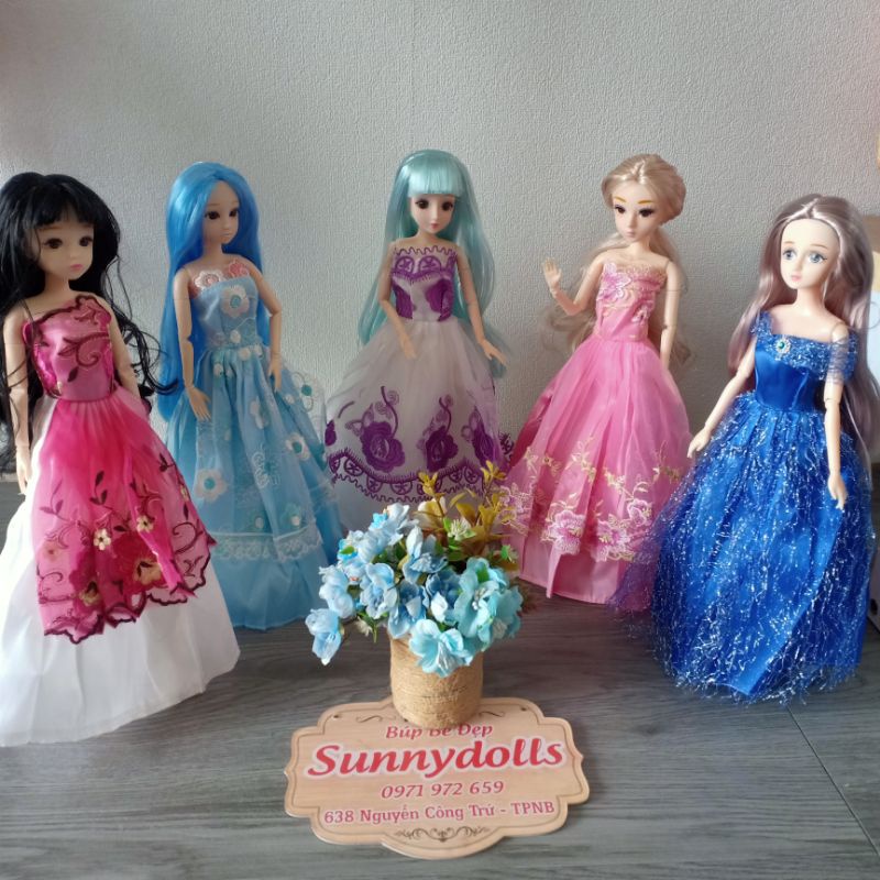 Búp bê barbie cao30cm mặc váy dạ hội giá cực rẻ chọn ngẫu nhiên