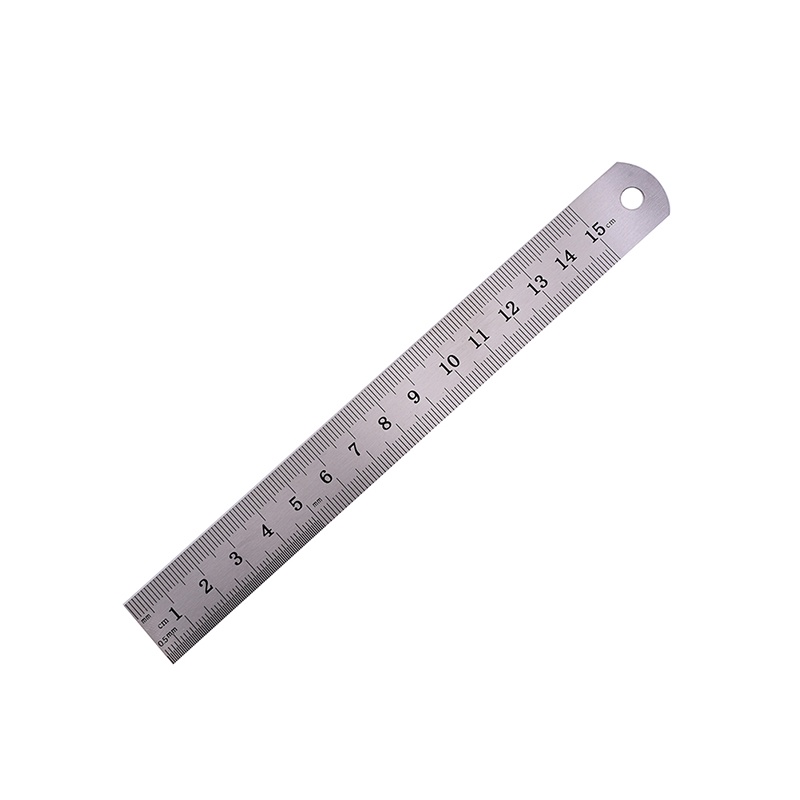 Thước Đo Hai Mặt Bằng Kim Loại 1 15cm